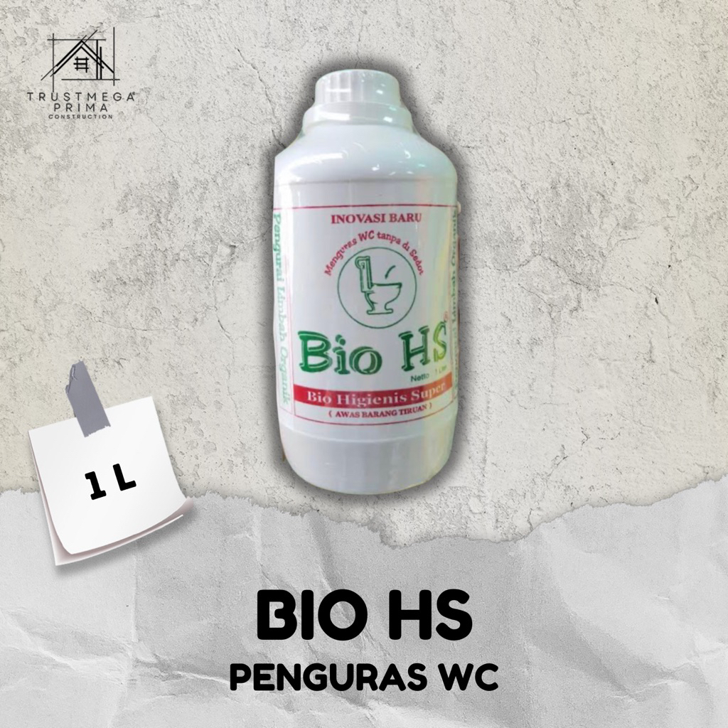 Jual BIO HS PENGURAS WC TANPA DI SEDOT 1LT | Shopee Indonesia
