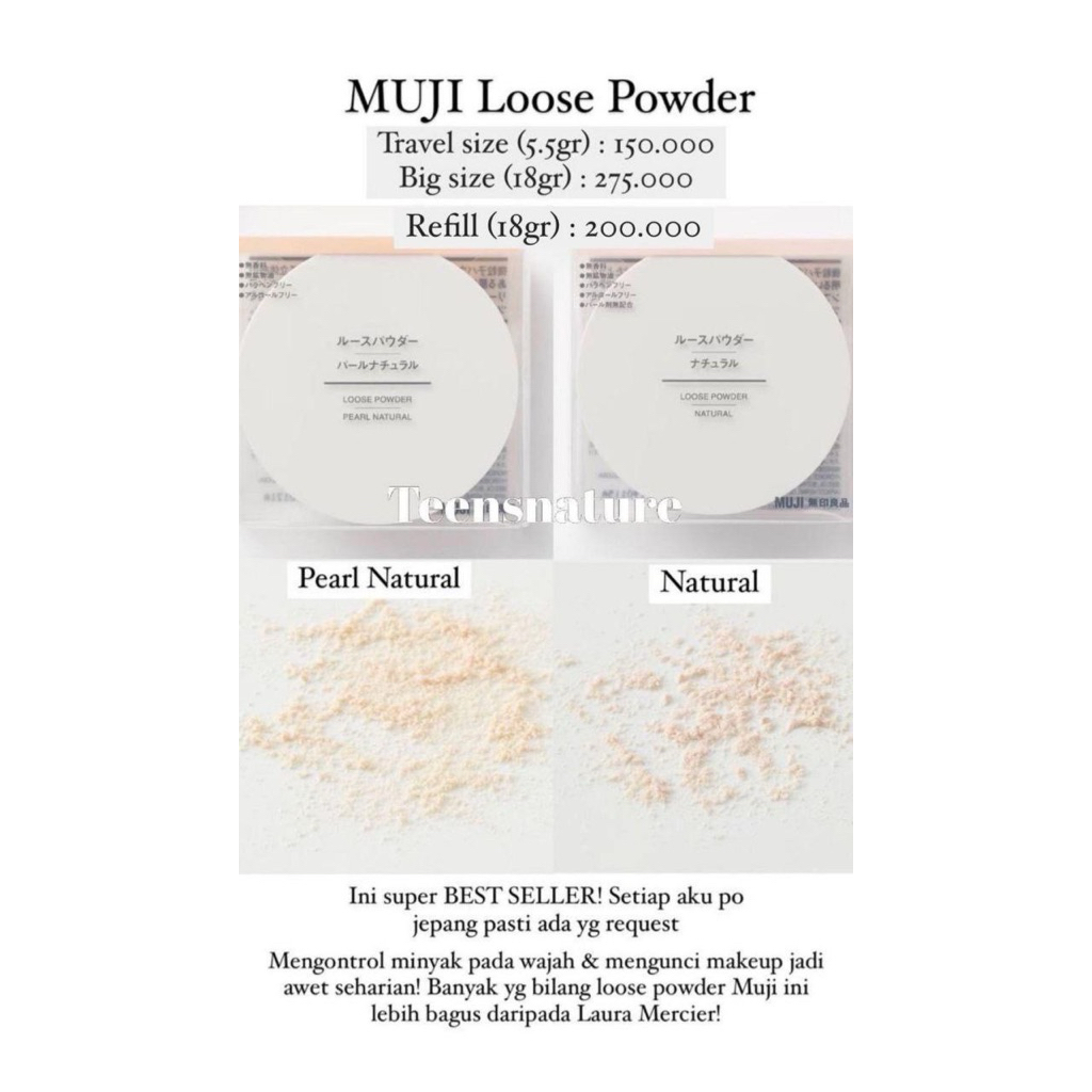 Jual Muji Loose Powder JAPAN BEST SELLER! | Shopee Indonesia