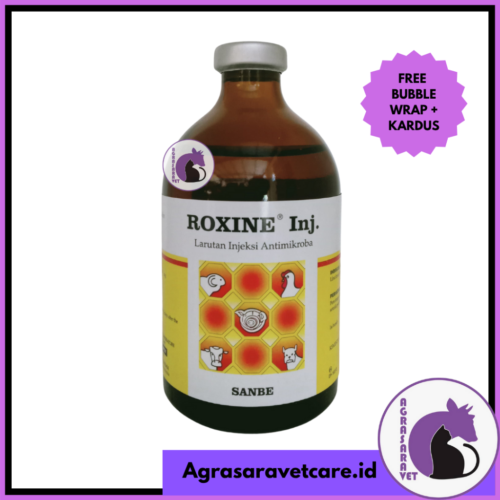 Jual ROXINE 50ml Inj Obat Infeksi Pernafasan | Shopee Indonesia