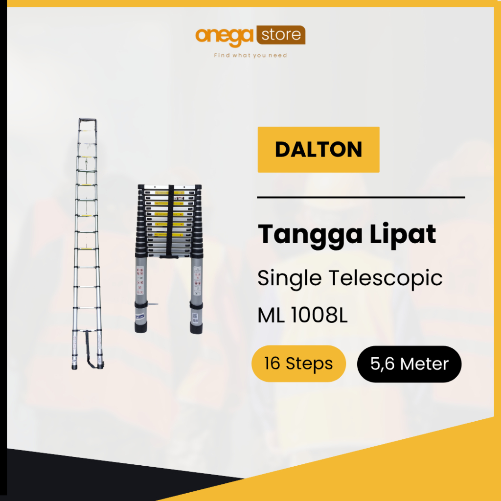 Product image Dalton Tangga Single Telescopic ML1006L/ML1007L/ML1010L 5,6 Meter