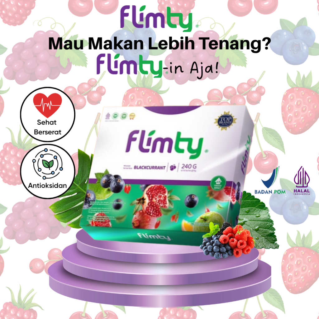 Jual Flimty Fiber Drink Original - 1 Box Isi 16 Sachet - Minuman Untuk ...