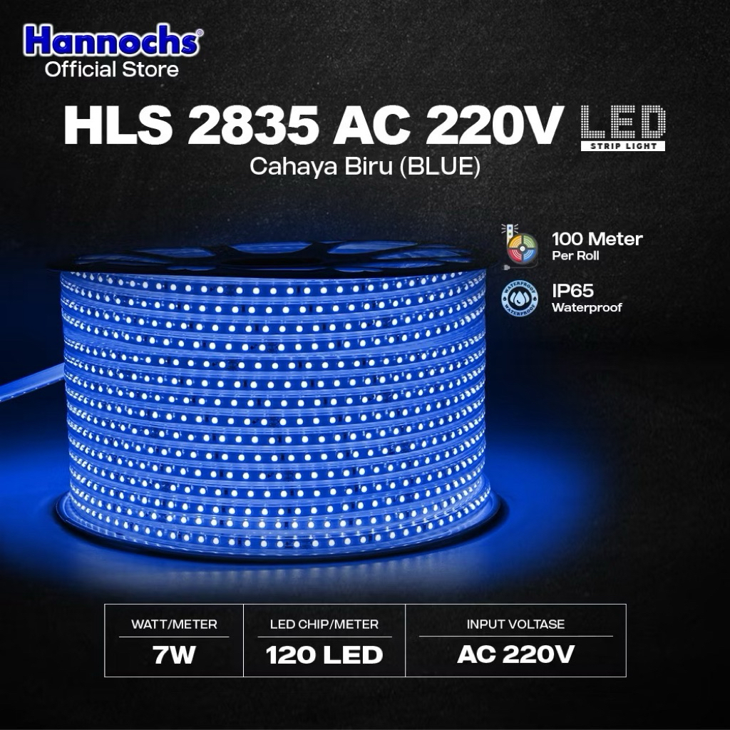 Jual Hannochs Lampu LED Strip HLS 2835 120 LED 100 Meter | Shopee Indonesia