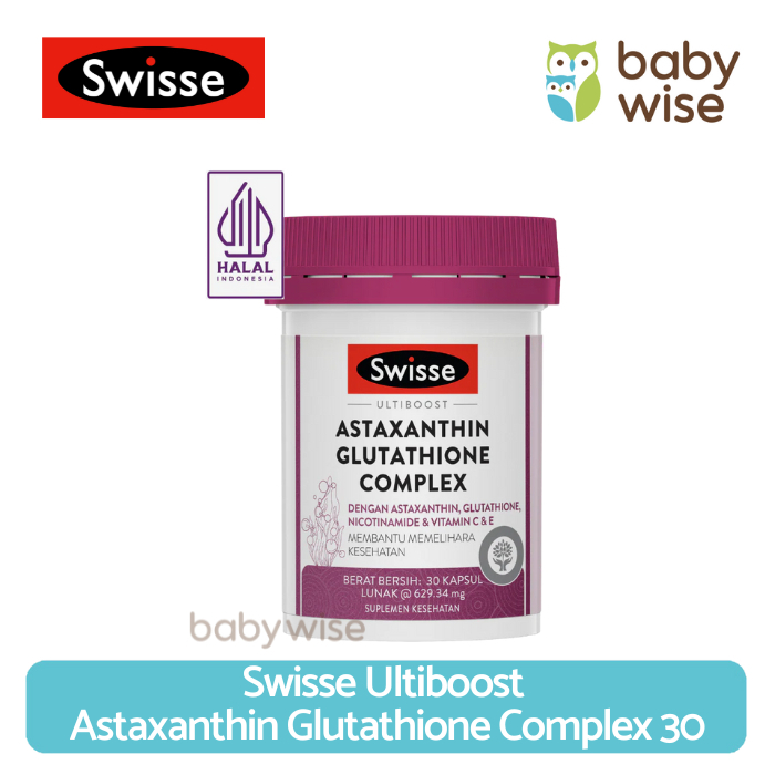 Jual Swisse Ultiboost Astaxanthin Glutathione Complex - Multivitamin untuk  Membantu Mencerahkan dan Meratakan Warna Kulit