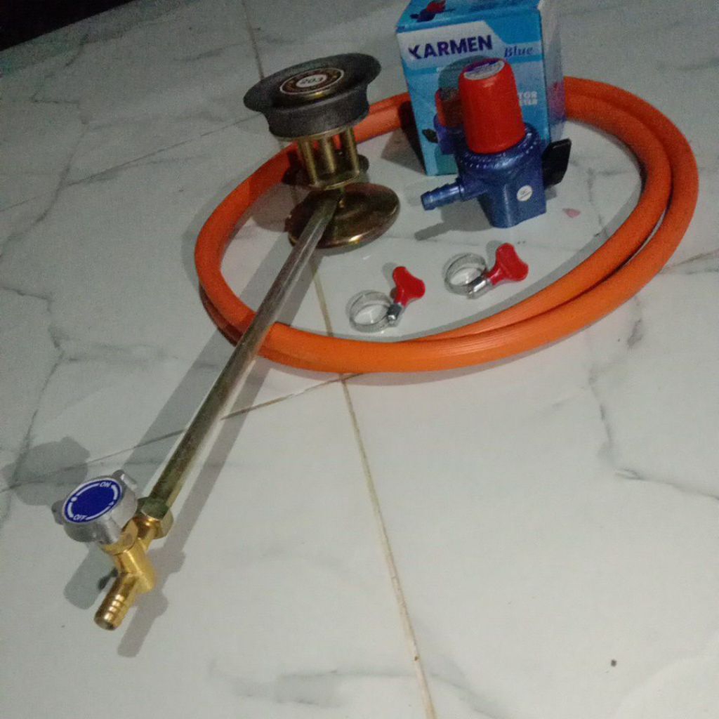Jual kompor Semawar 203 komplit/kompor mawar 203 paket komplit | Shopee ...