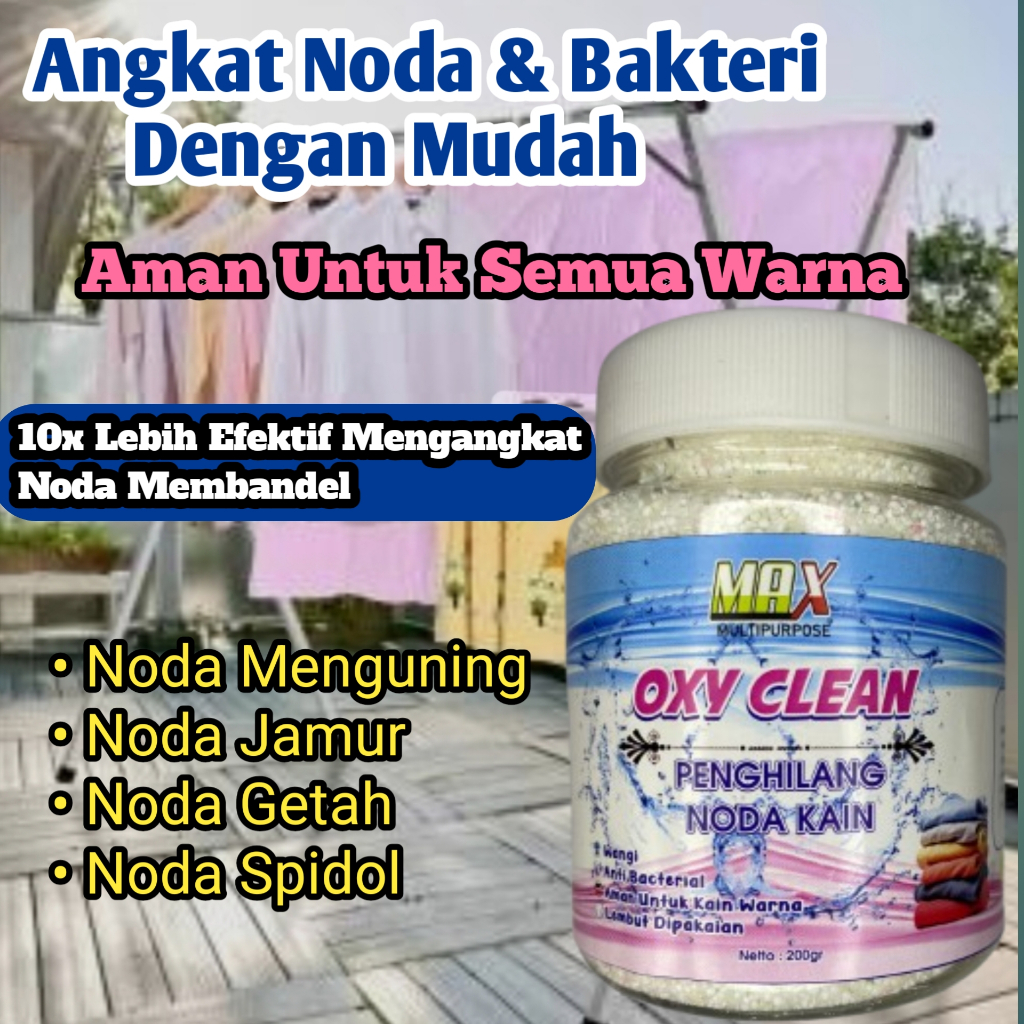 Jual MAGIC OXY CLEAN AJAIB ANGKAT NODA BANDEL MAGIC CLEAN MAGIC POWDER ...
