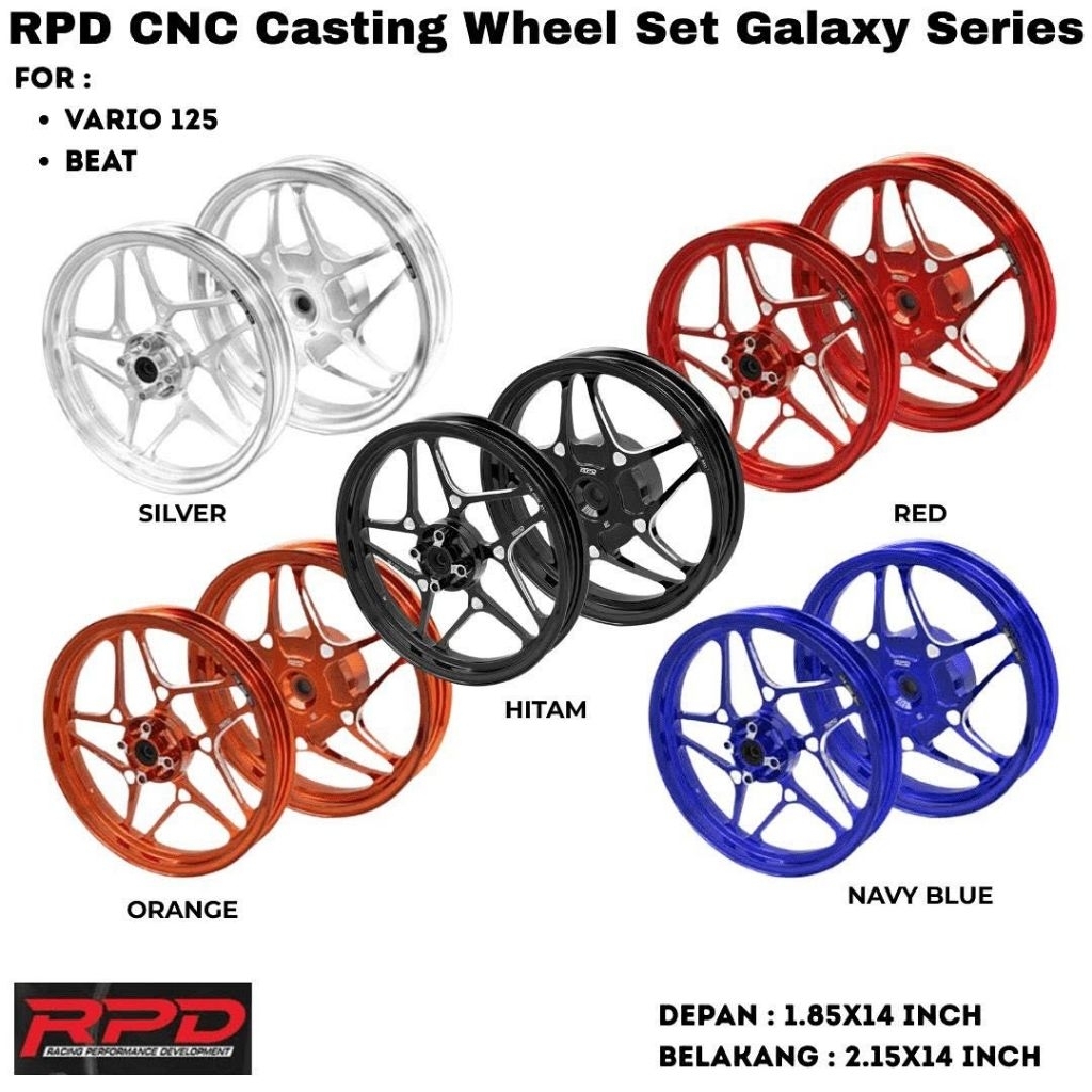 Jual Velg Rpd Galaxy Beat (Baca Deskripsi) | Shopee Indonesia