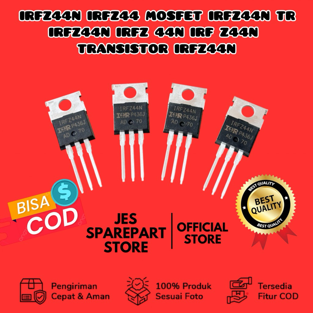 Jual IRFZ44N IRFZ44 MOSFET IRFZ44N TR IRFZ44N IRFZ 44N IRF Z44N ...