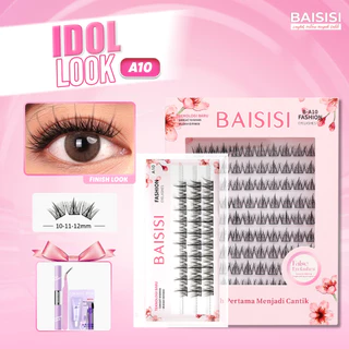 BAISISI Bulu Mata Palsu A10 Bulumata Idol Segmentasi Reusable Individual Lashes
