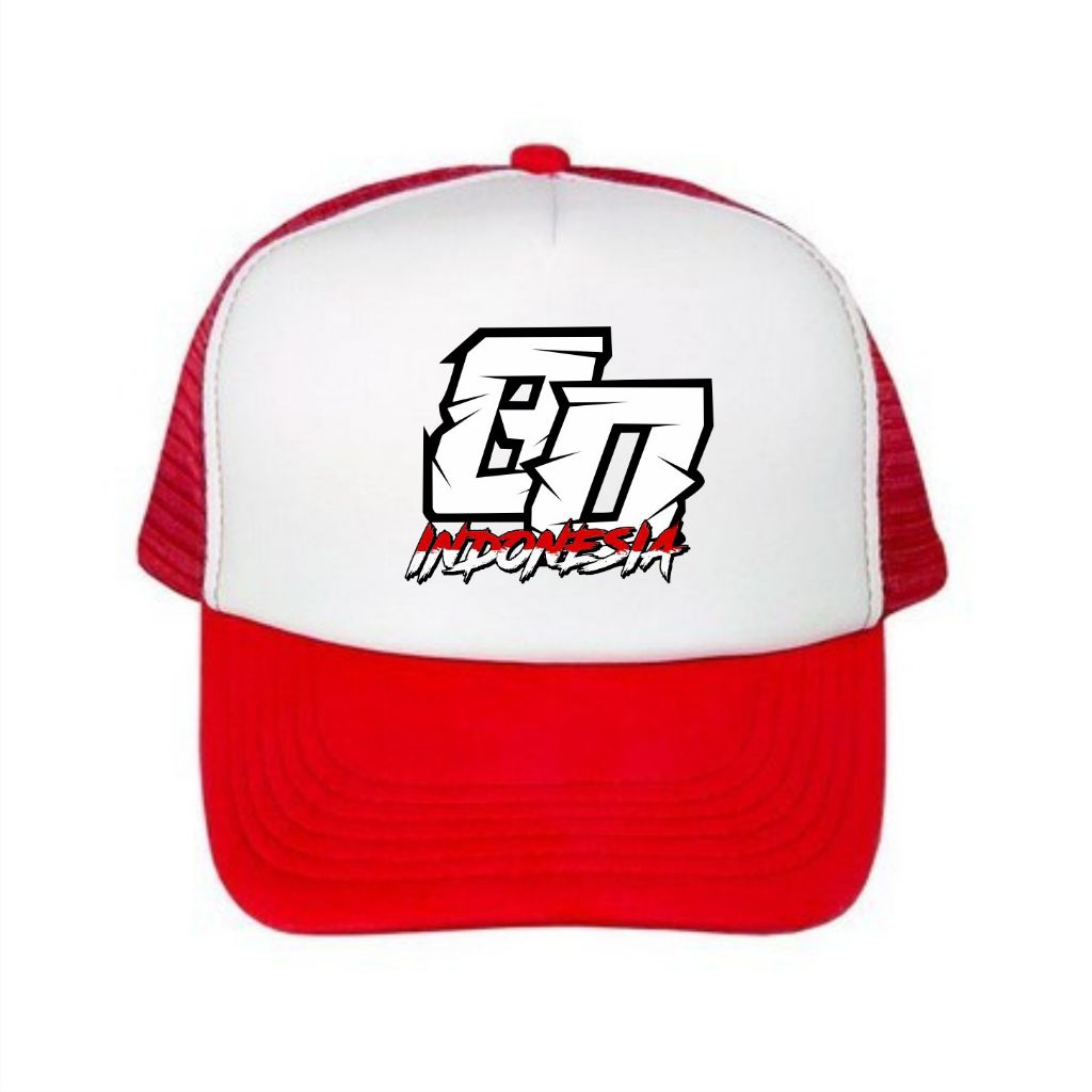 Jual custom topi tracker jaring banyak warna edisi Agustusan dirgahayu ...