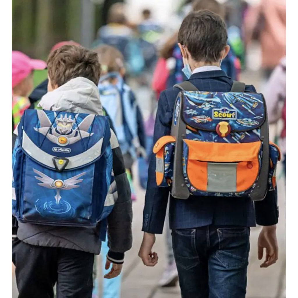 Set Zaino Scolastico Der Echte Scout LED Neo Pianeti | Con Astucci E Sacca Sportiva | Leggero 21,5L Con Luci Lampeggianti | Per Bambini - 3
