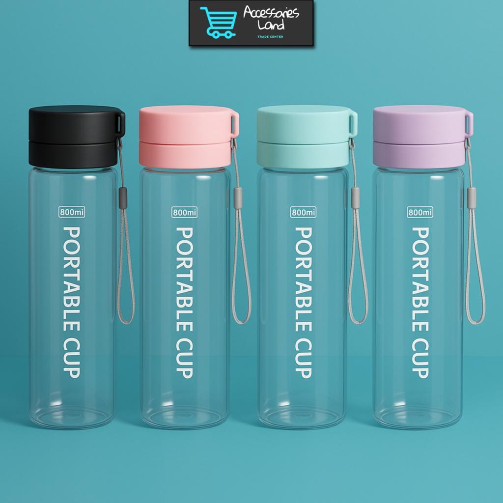 Jual Portable Cup Botol Minum Portabel 800 ML High Quality | Shopee ...