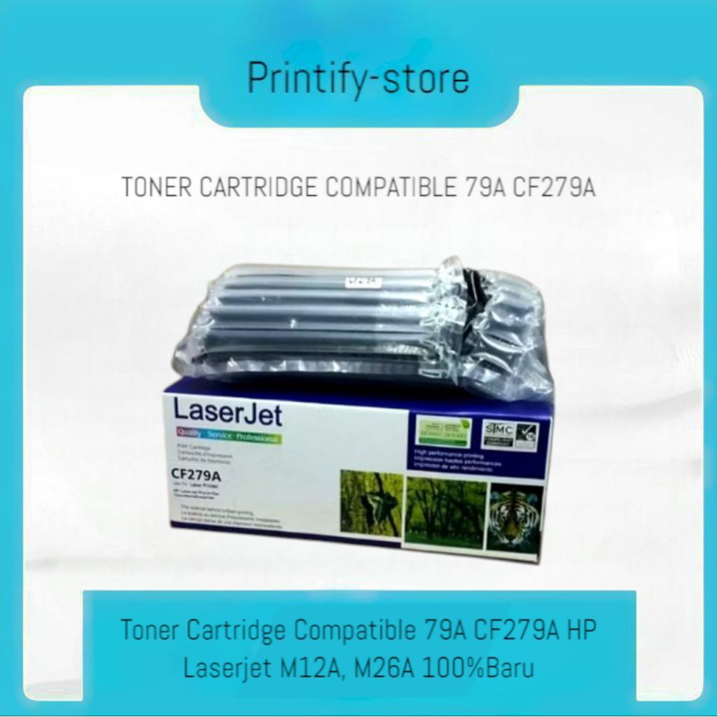 Jual Toner Cartridge Compatible 79A CF279A HP Laserjet M12A, M26A 100 ...