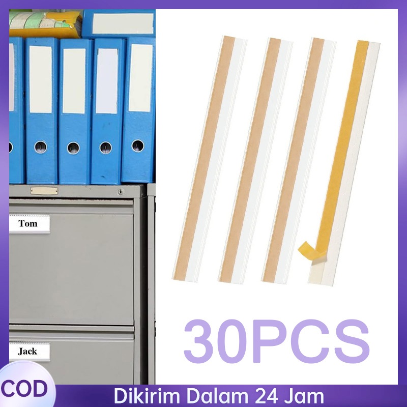 Jual 30pcs Price Label Pvc Price Tag Label 10*3cm Harga Rak Label Harga ...