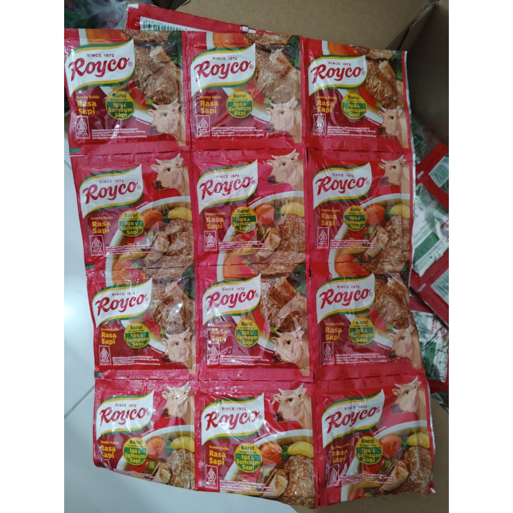 Jual ROYCO RASA SAPI RENCENG ISI 12 PCS | Shopee Indonesia