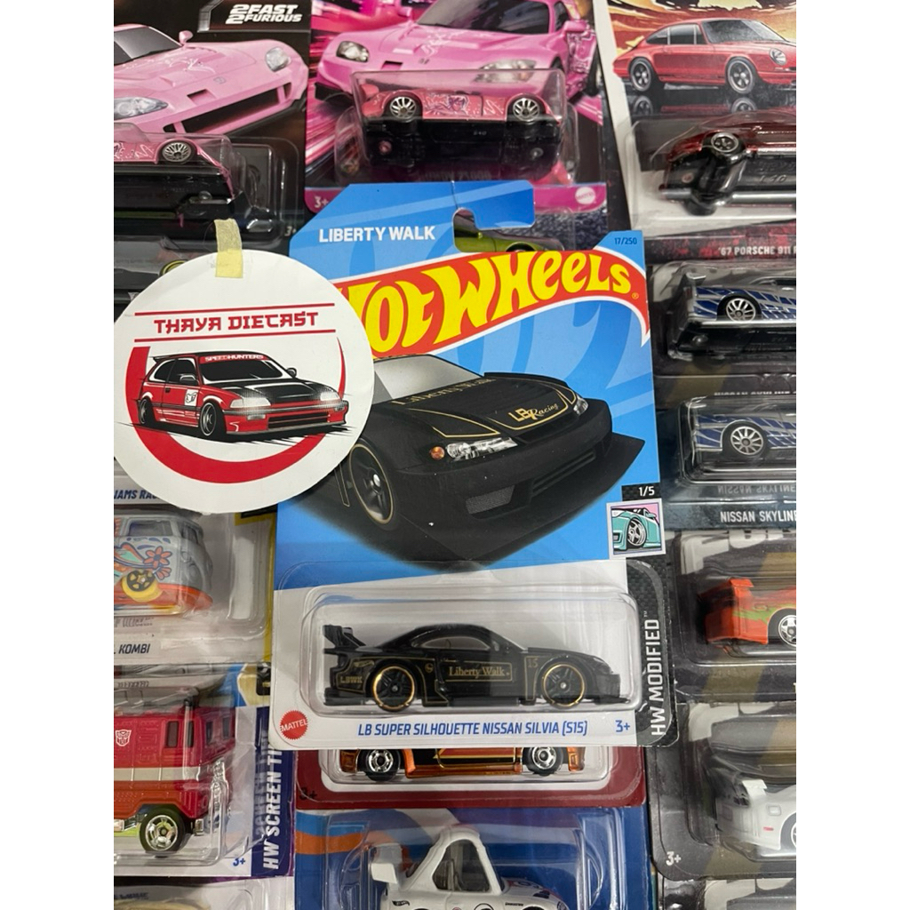 Jual Hotwheels Nissan Silvia S15 LBWK Hitam Japan sticker | Shopee ...