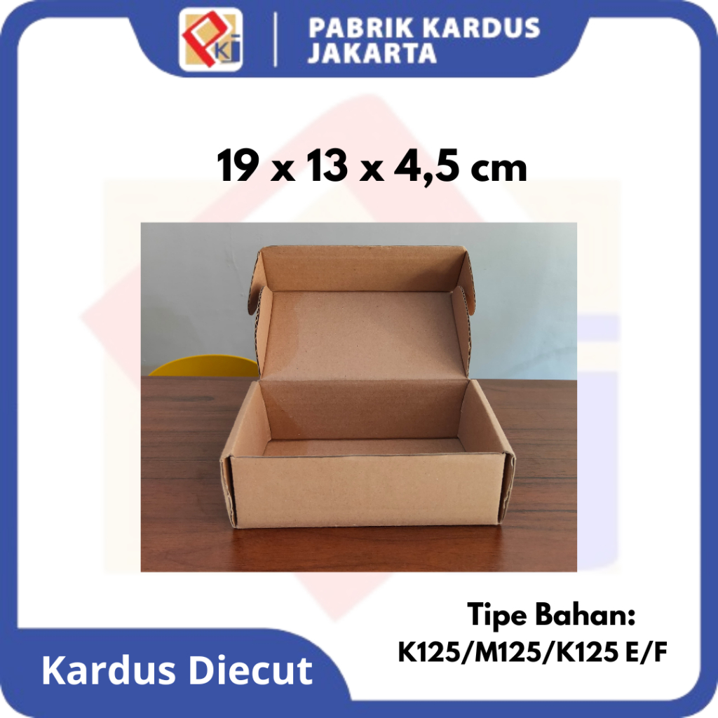 Jual Kardus Die cut 19x13x4,5 cm | Die Cut Polos | Kardus Olshop ...