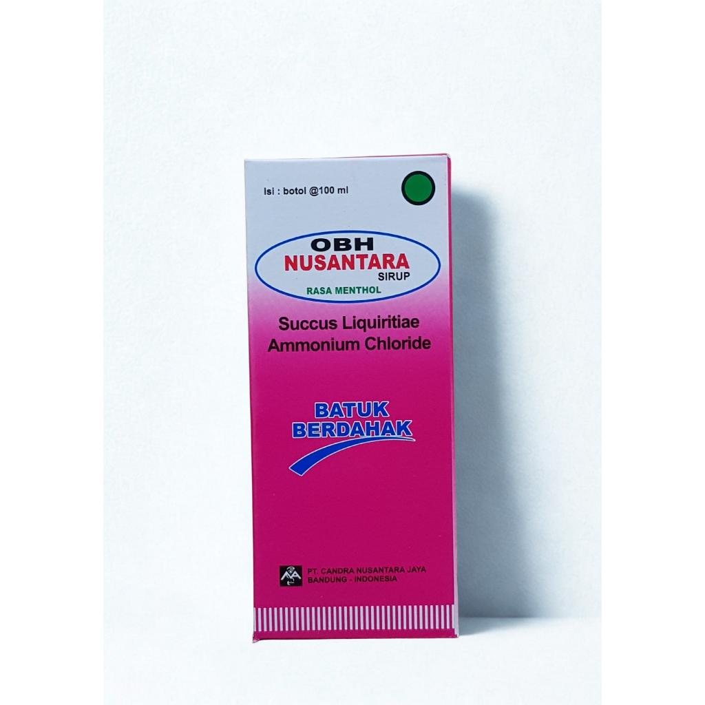 Jual obh nusantara batuk berdahak rasa mentol 100 ml | Shopee Indonesia