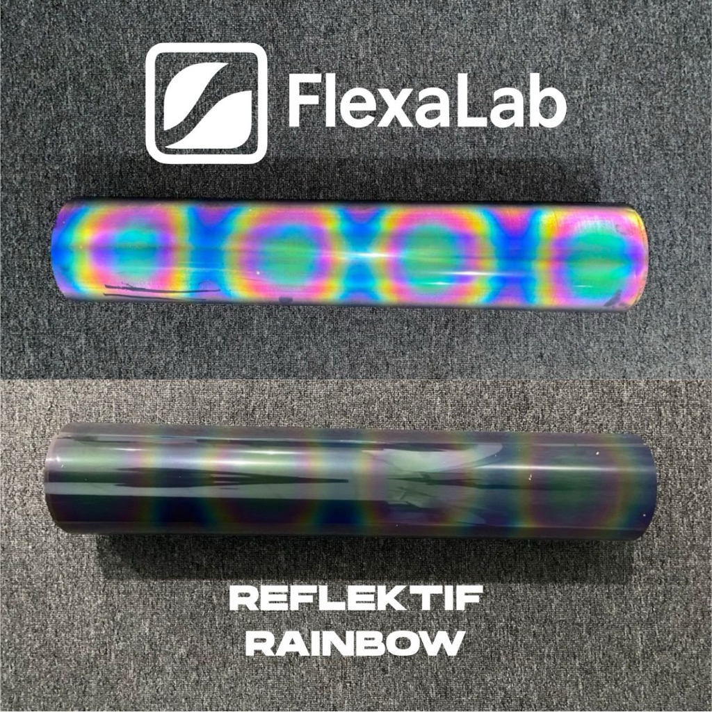 Jual Polyflex Reflektif Rainbow / Vinyl Reflektif Rainbow / Polyflex ...