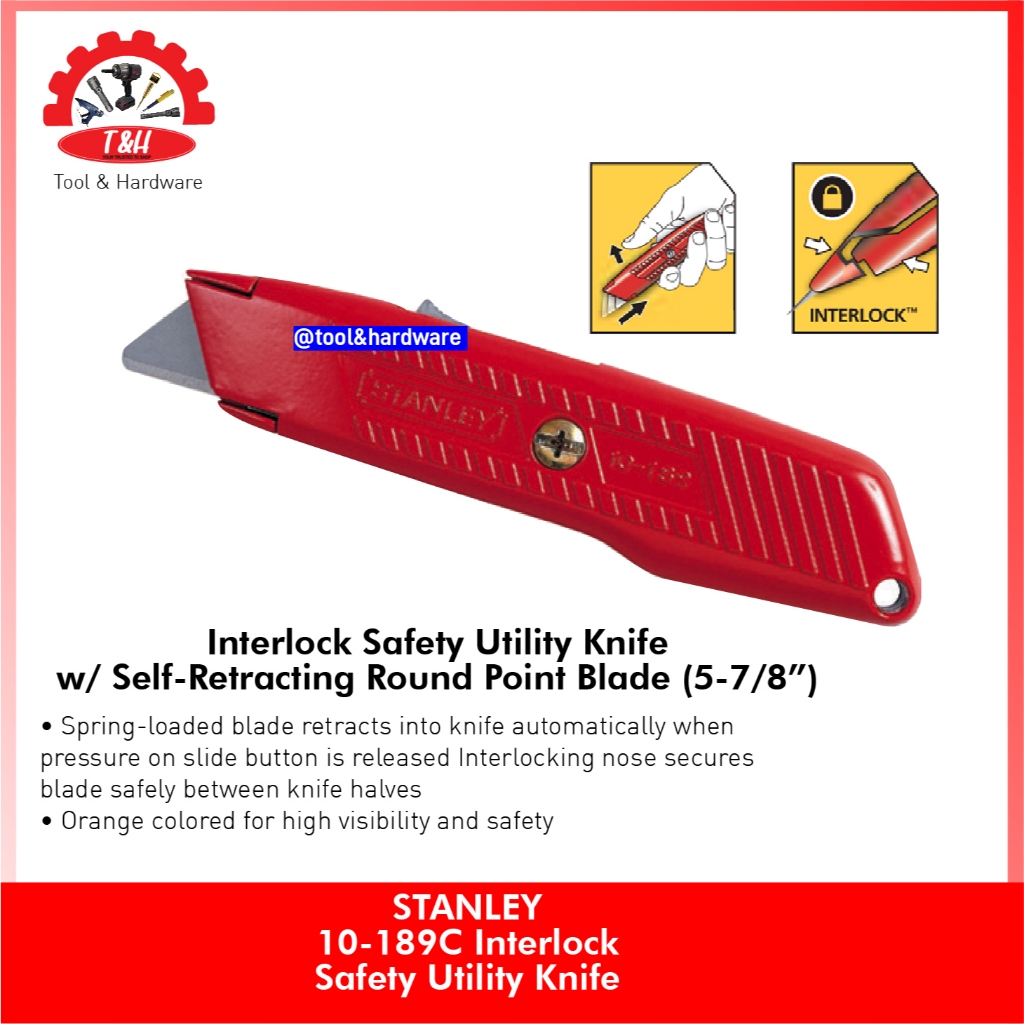 Jual Stanley Cutter 10-189c / Pisau Interlock / Cutter Stanley 10-189C ...