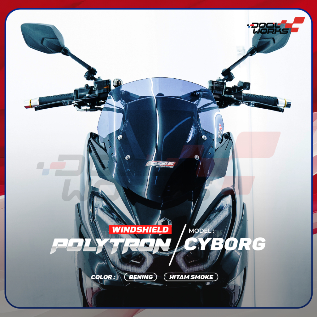 Jual Docilworks - Visor Windshield Banyak Model Polytron Fox - R ...
