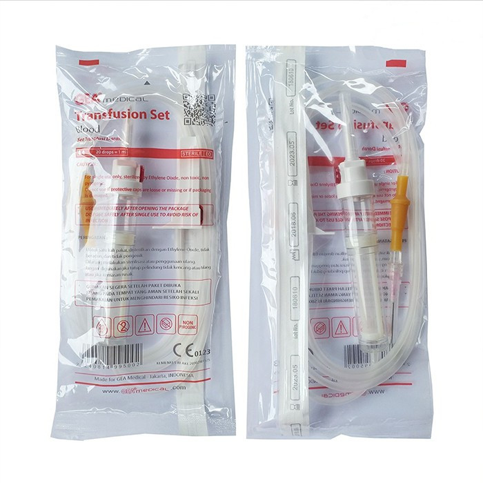 Jual Blood Transfusion Set GEA. Set Transfusi Darah l BloodSet GEA isi ...
