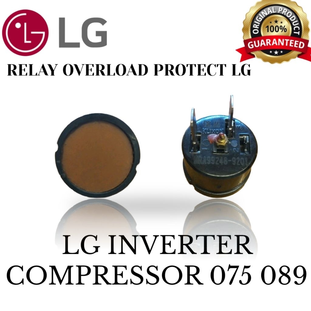 Jual RELAY OVERLOAD PROTECT KULKAS LG INVERTER COMPRESSOR 075 089 ...