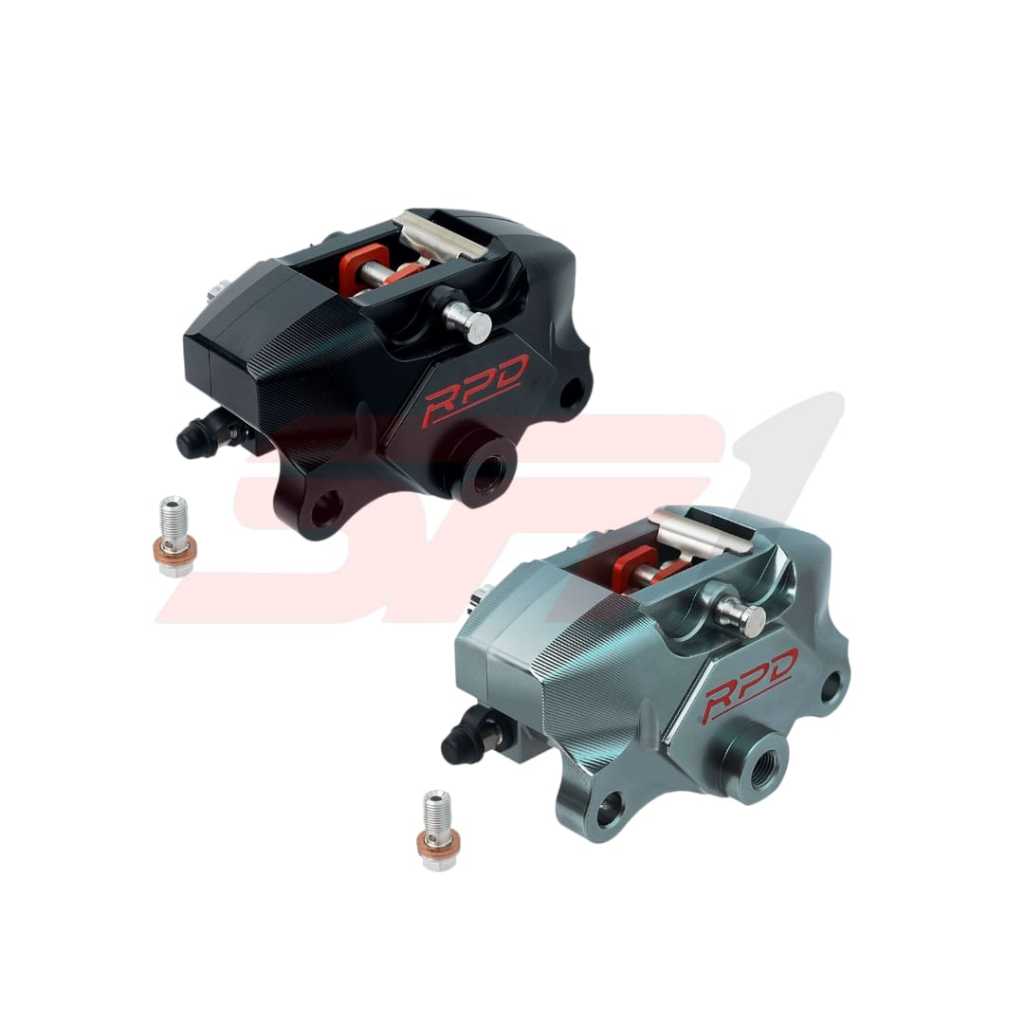 Jual CALIPER RPD BRAKE QUANTUM REAR AXIAL 2P TITANIUM RED | Shopee ...
