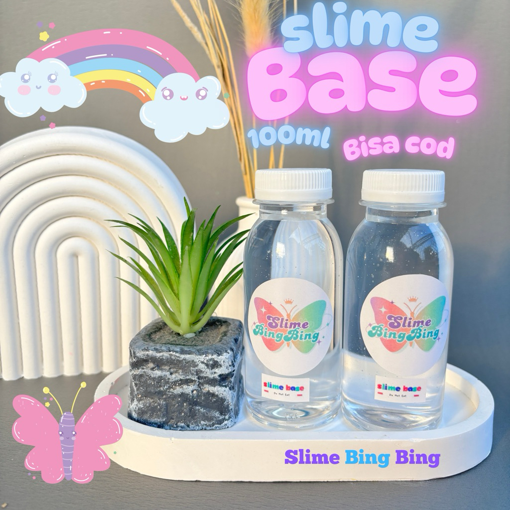 Jual Slime Base Botol 100ml Full Bahan Pelembut Slime BingBing | Shopee ...