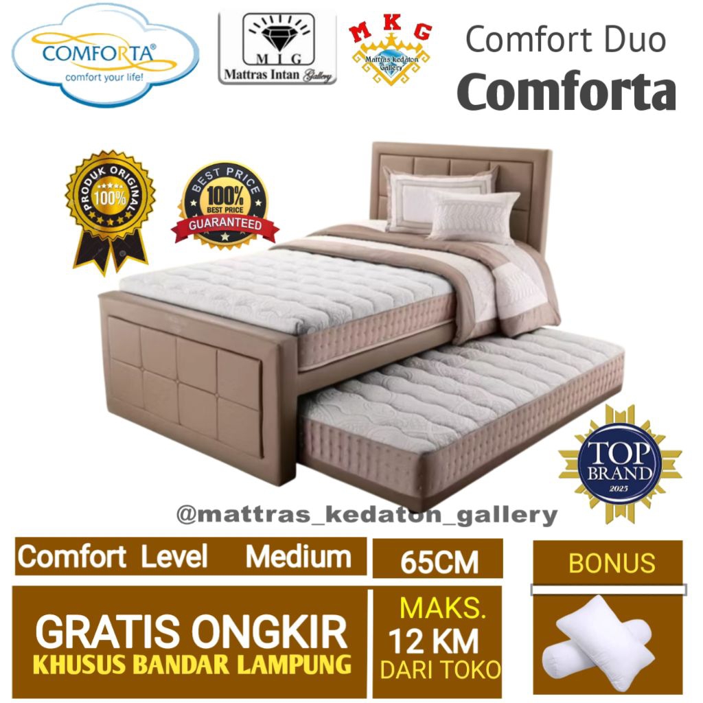 Jual Kasur Comforta Sorong 3in1 Comfort Duo uk 120x200 - springbed ...