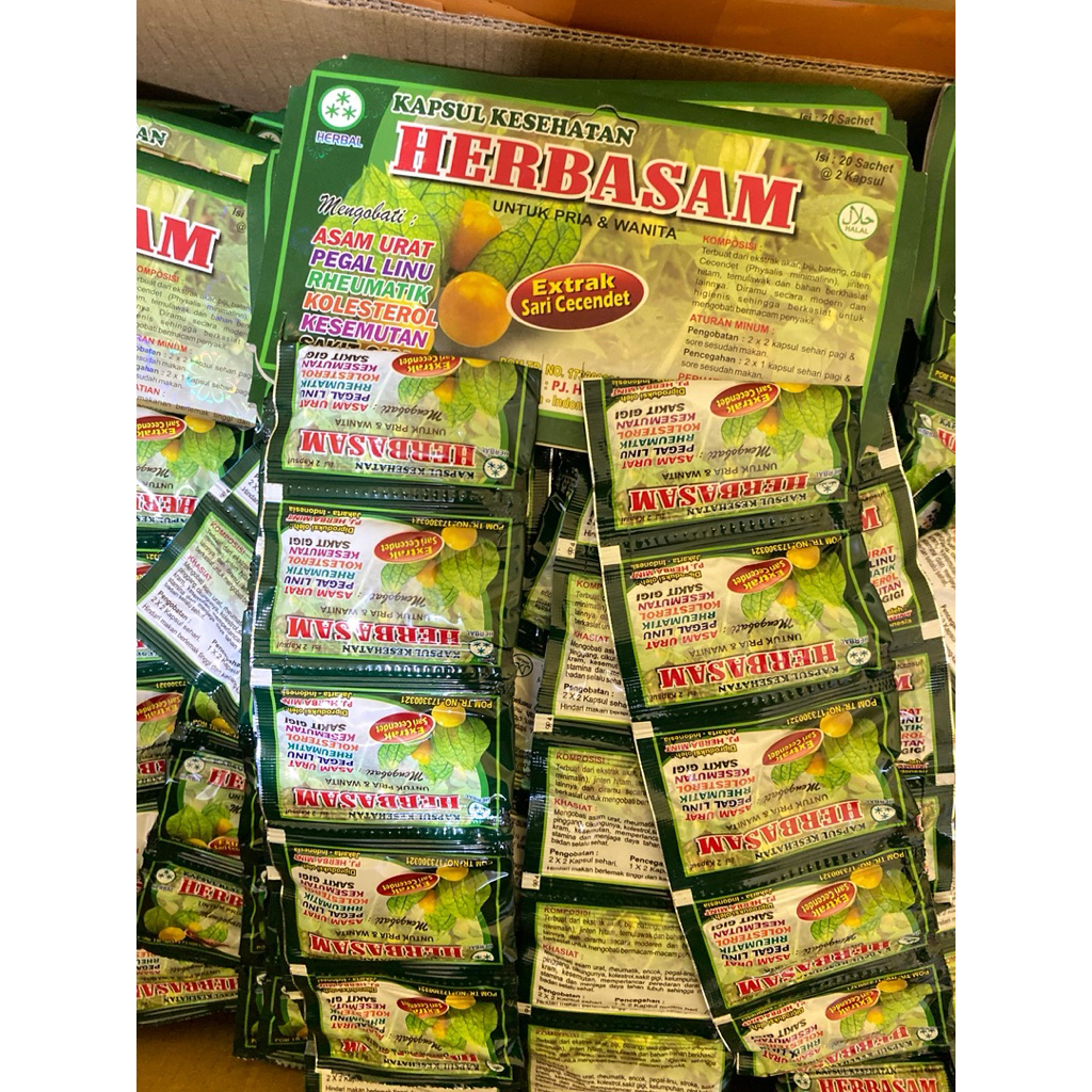 Jual HerbalSam renceng isi 20 sachet 2 kapsul | Shopee Indonesia