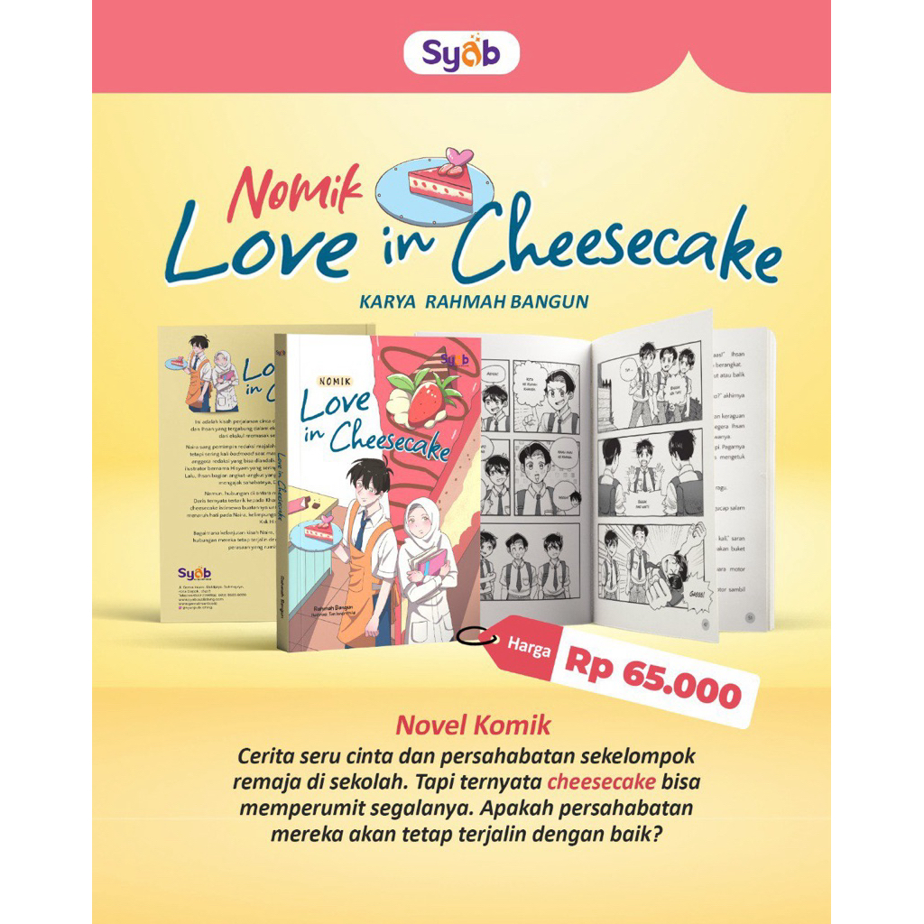 Jual Novel Komik Nomik Love in Cheesecake by Syab | Shopee Indonesia