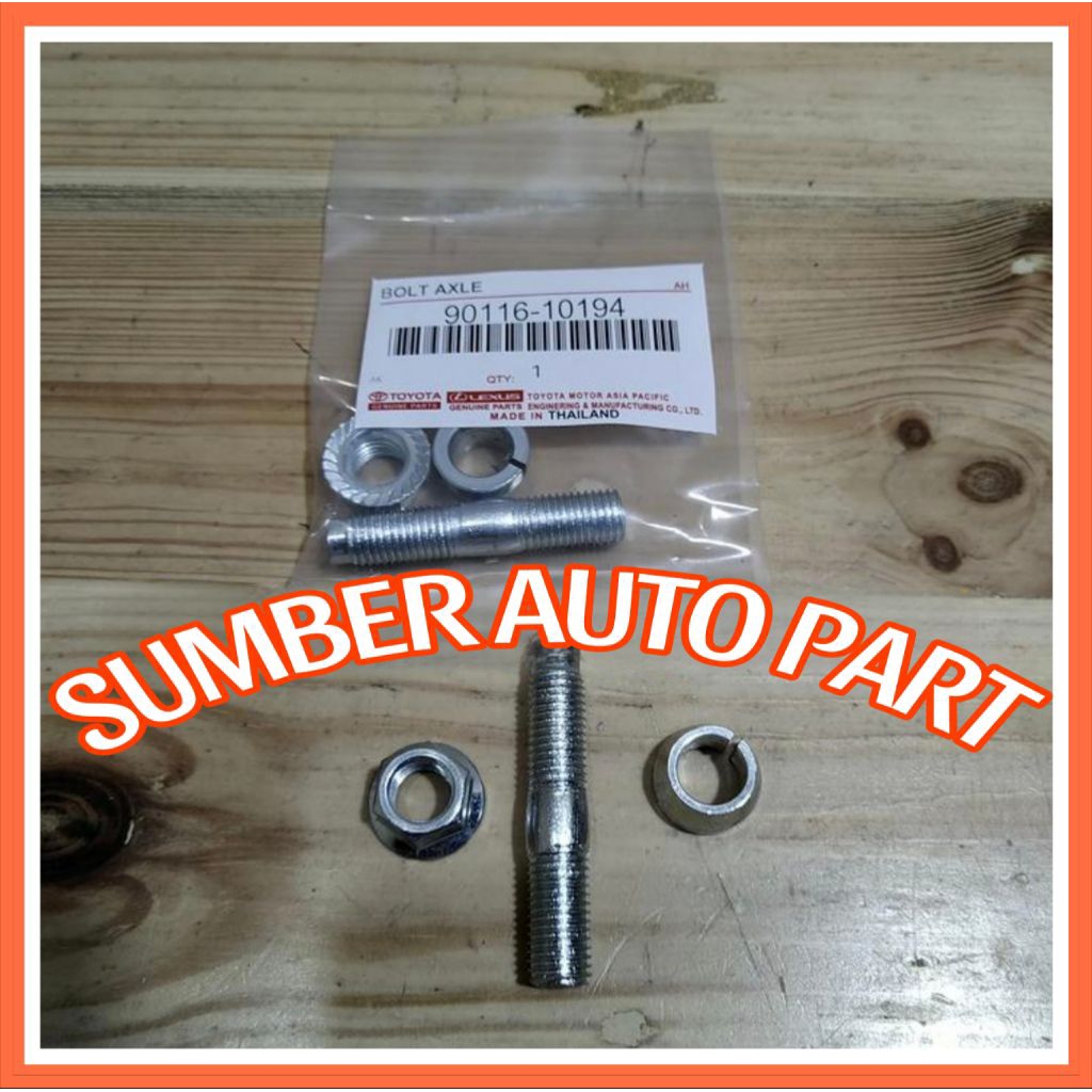 Jual (SAP) BOLT NAP RODA BOLT AXLE DYNA RINO DUTRO HT125 HT130 90116. ...