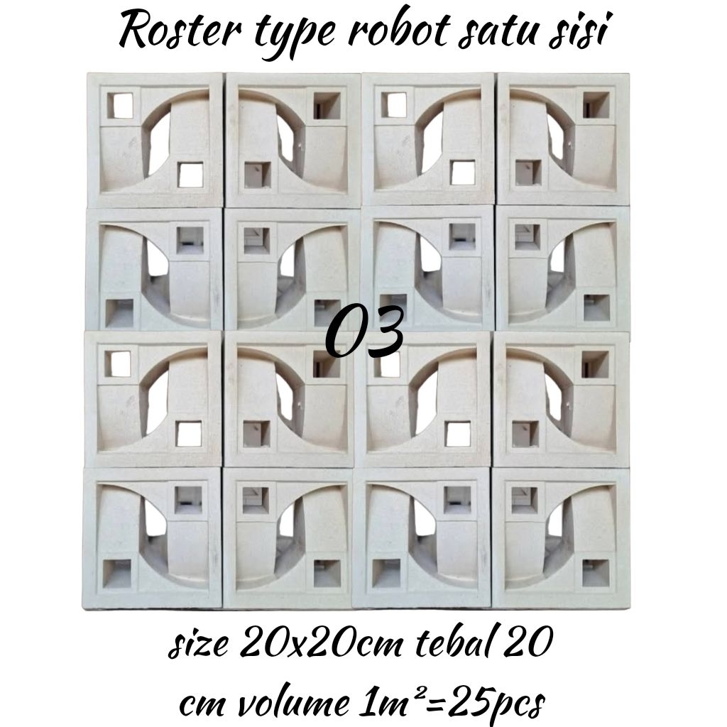 Jual Roster beton Roster putih Roster merah Roster abu Roster minimalis ...