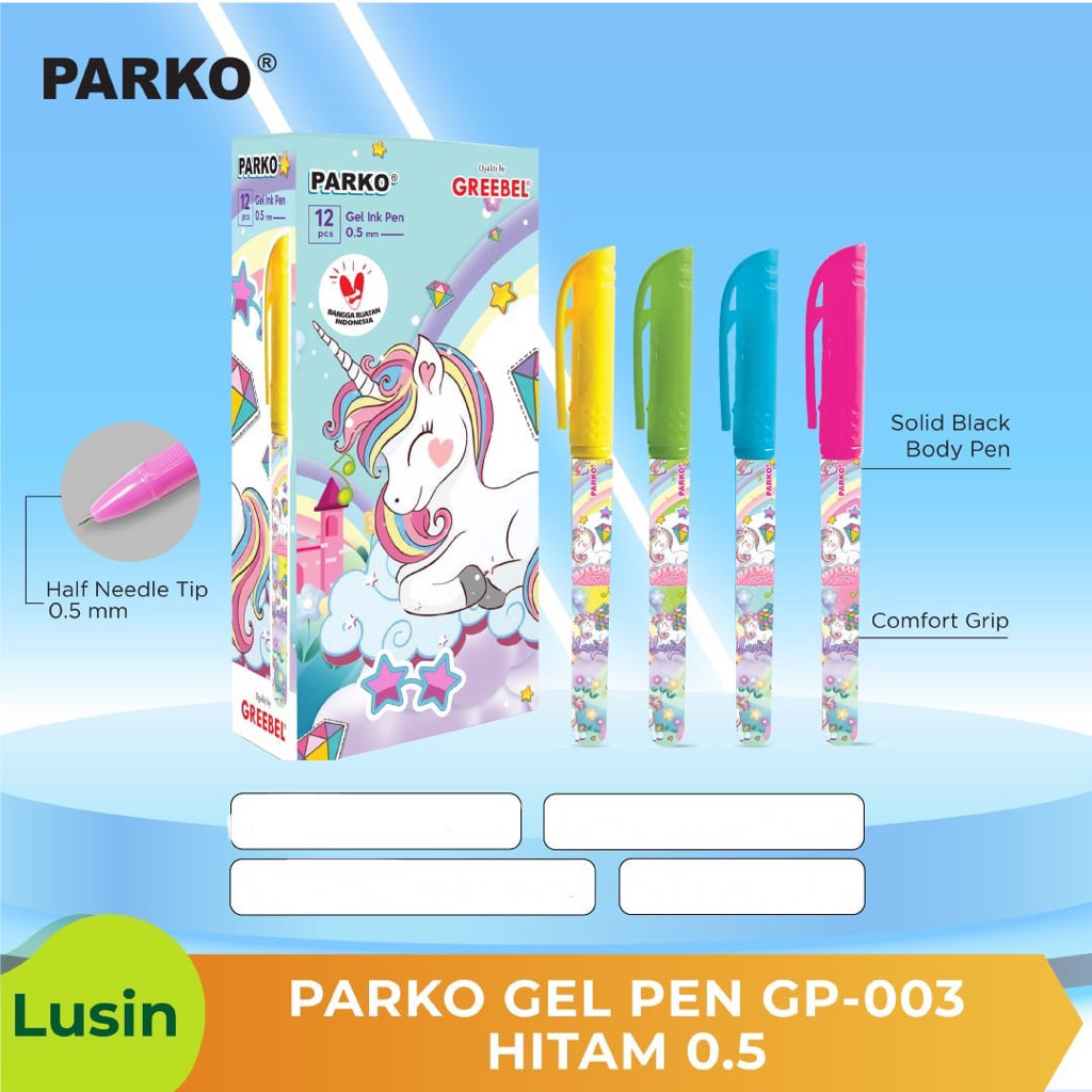 Jual PARCO GEL PEN | by greebel | Shopee Indonesia