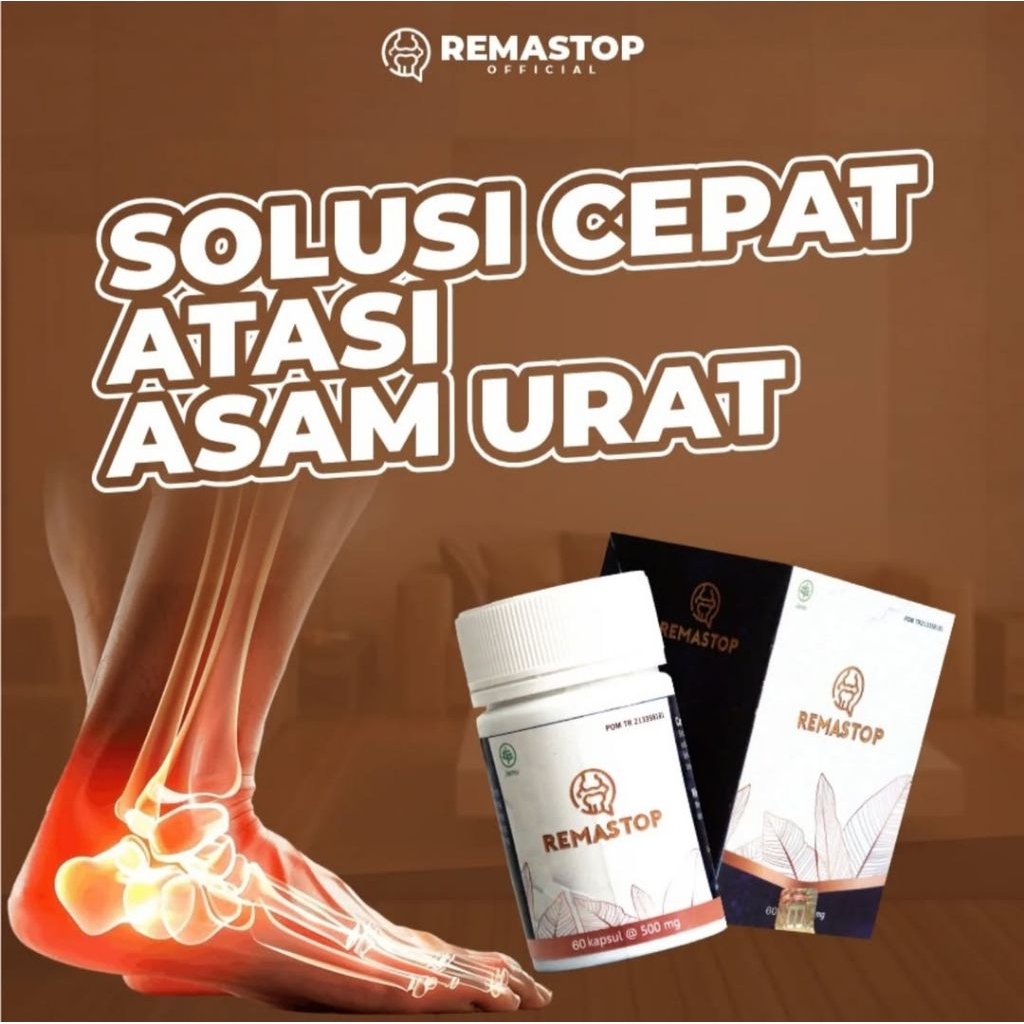 Jual REMASTOP Isi 60 Kapsul - obat asam urat - obat nyeri sendi dan ...