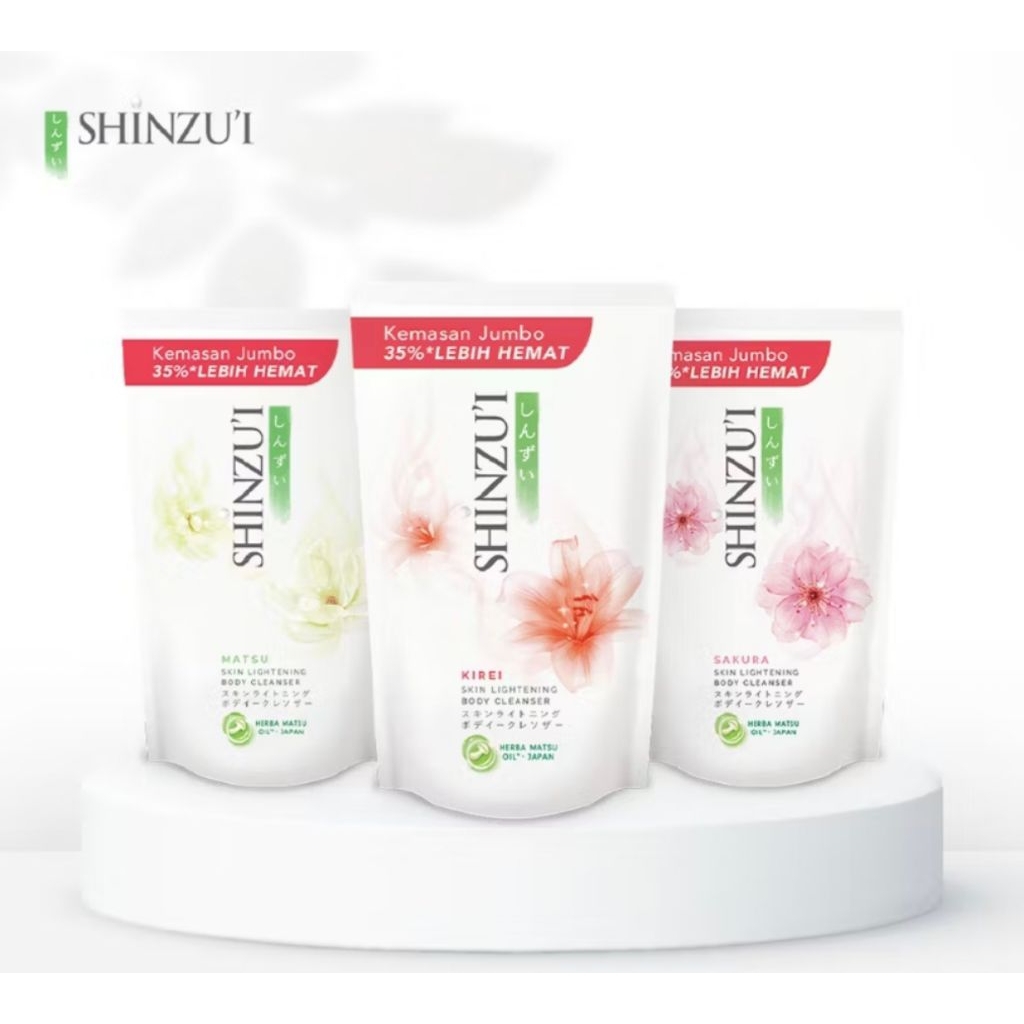SHINZUI Body Cleanser Kirei Pouch/REFILL 725ML jumbo