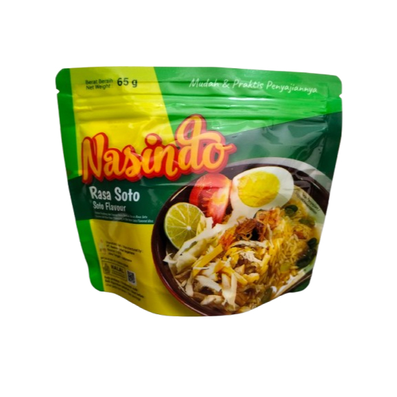 Jual NASINDO Nasi Instant Goreng, Soto, Rendang, Kare Ayam | Shopee ...