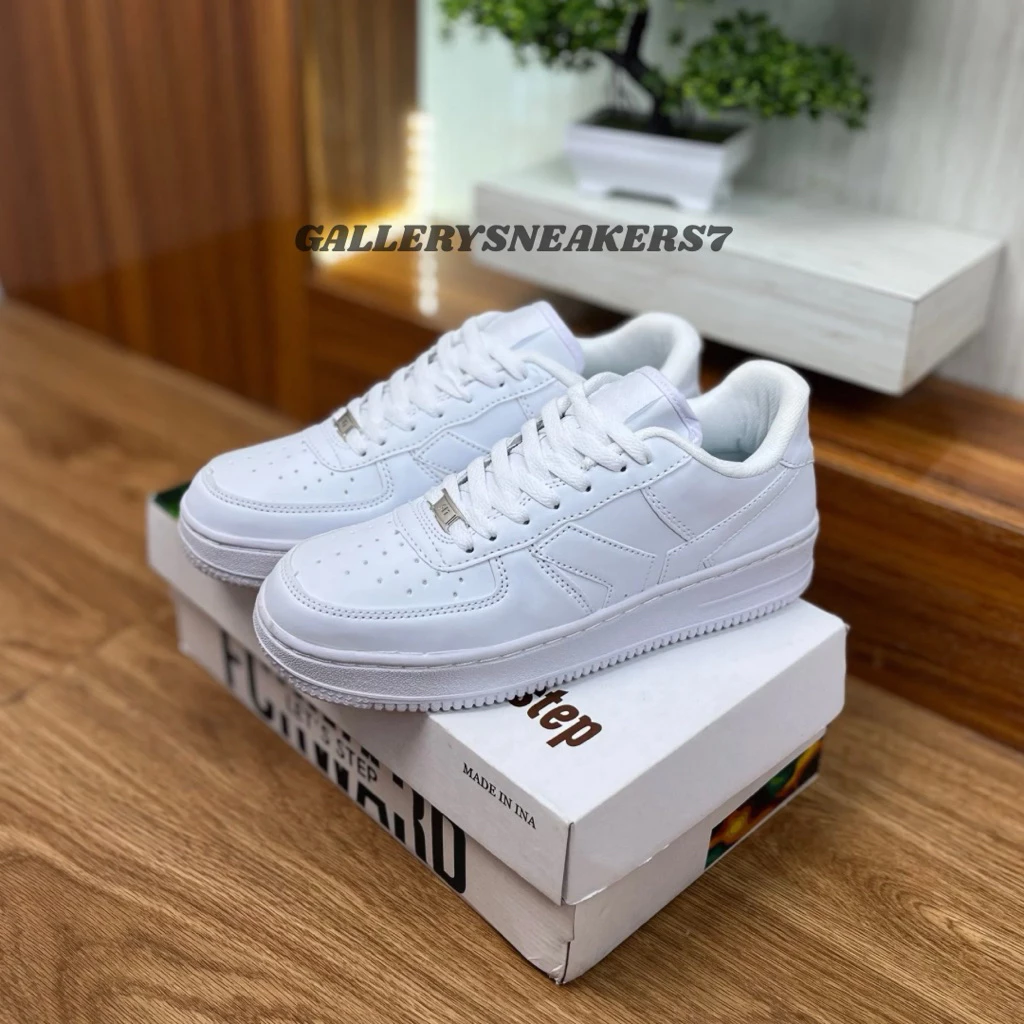 Sepatu Putih Premium Pria Wanita Kasual Terlaris