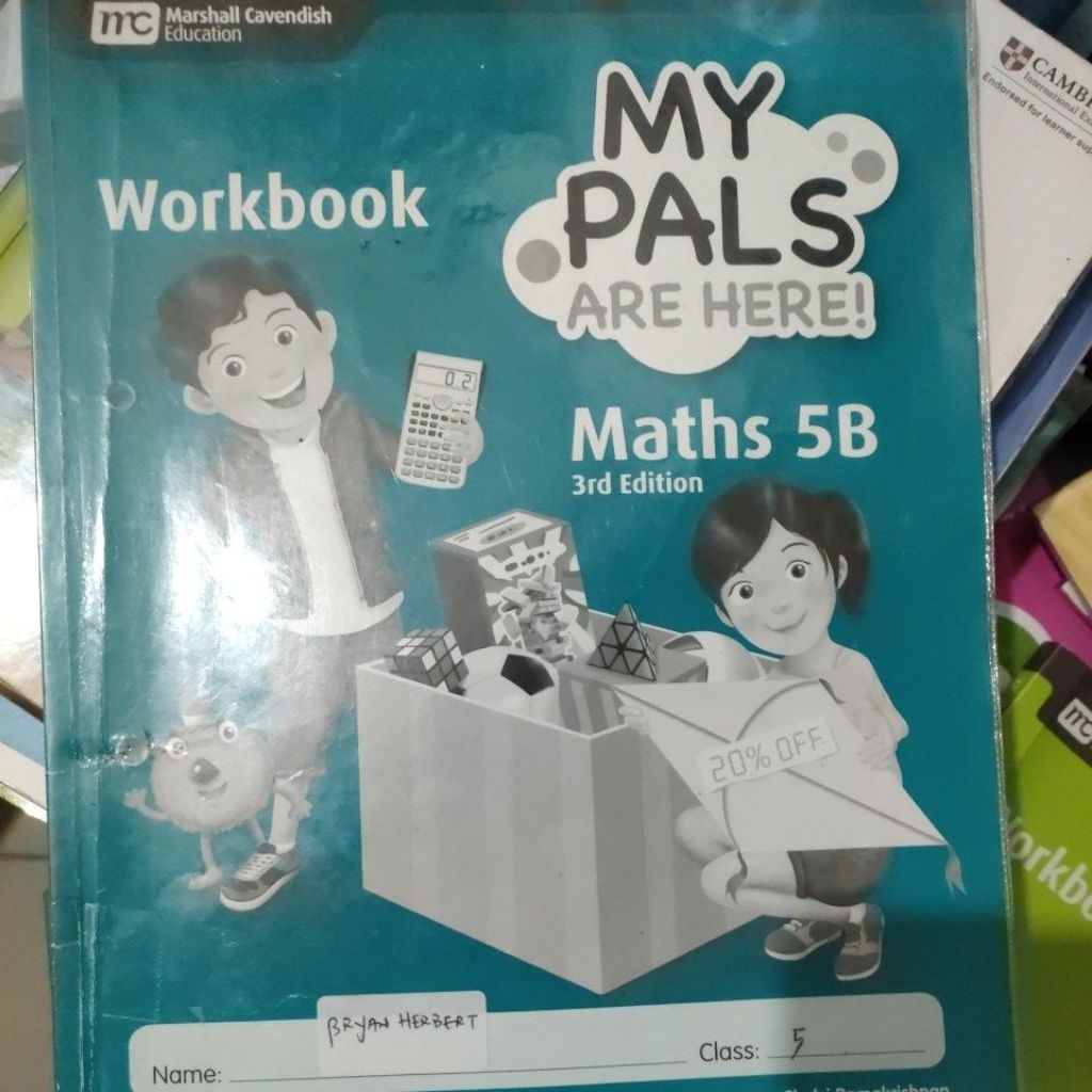 Jual buku my pals workbook maths 5b 3rd Edition bekas | Shopee Indonesia