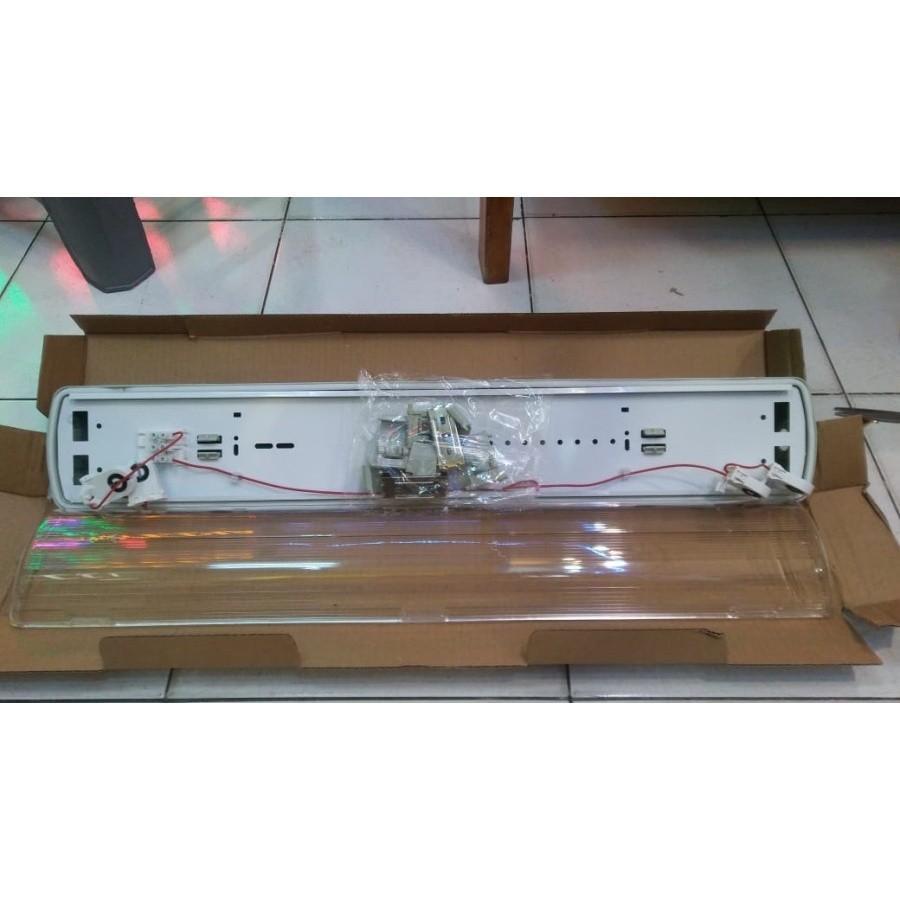 Jual KAP LAMPU WATERPROOF 2X36 2X16 2X18 2X40 HOUSING TL LED NEON T8 ...