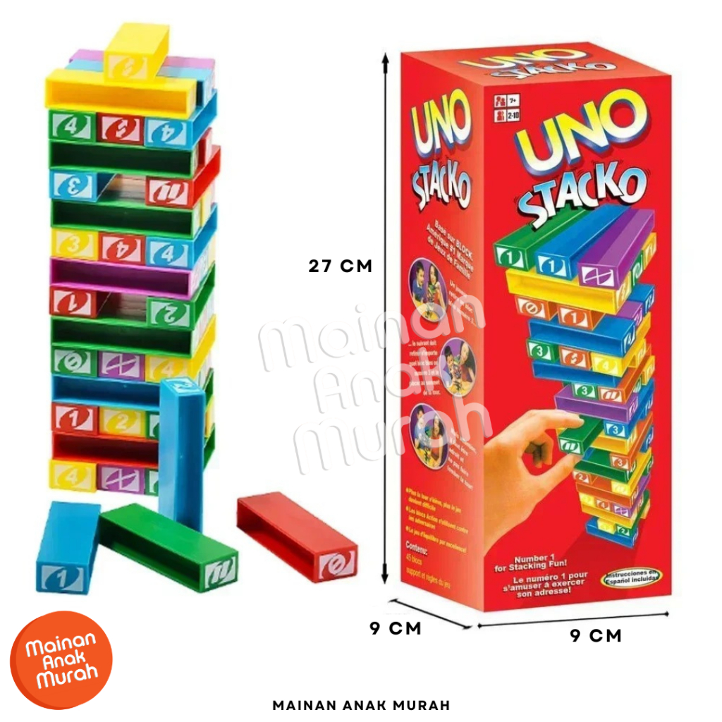 Jual Mainan Edukasi Balok Stacko Balance Block / Balok Susun Menara ...
