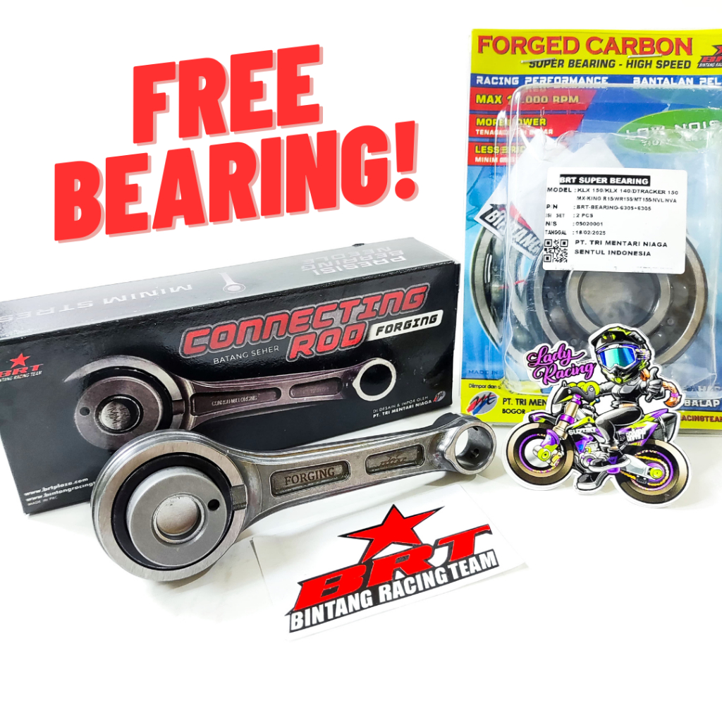 Jual STANG SEHER CONROD BRT MX KING VIXION NVL NVA WR155 R15 V3 XABRE ...