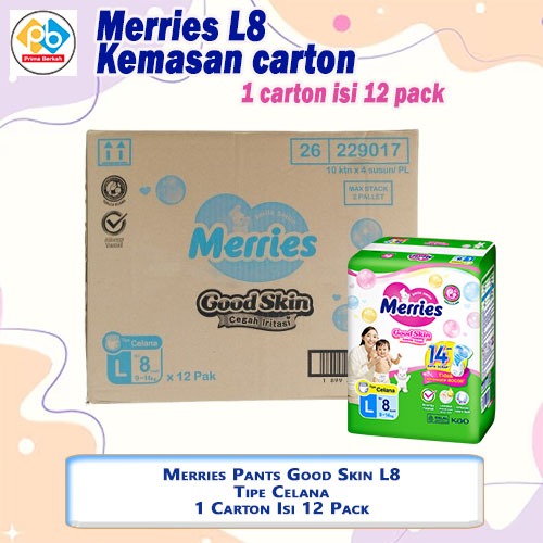 Jual Merries L8 Kemasan Carton | Shopee Indonesia