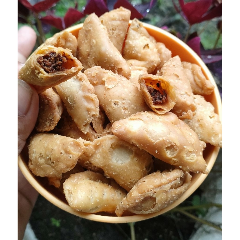 Jual Pastel abon sapi premium 250gr | pastel abon mini renyah gurih ...