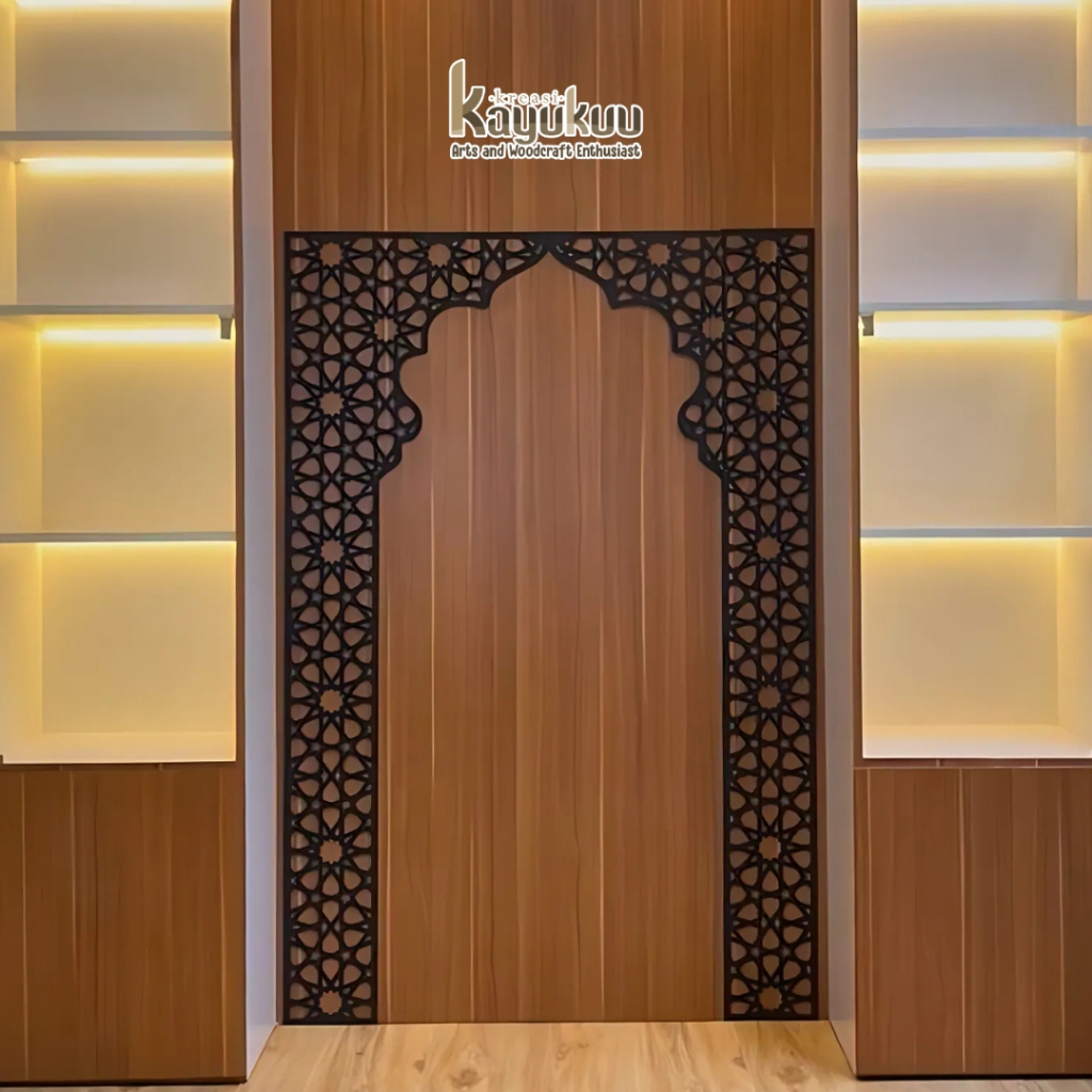 Jual Kreasikayukuu Mihrab Mushola Minimalis Kayu Plywood 3mm | Hiasan ...