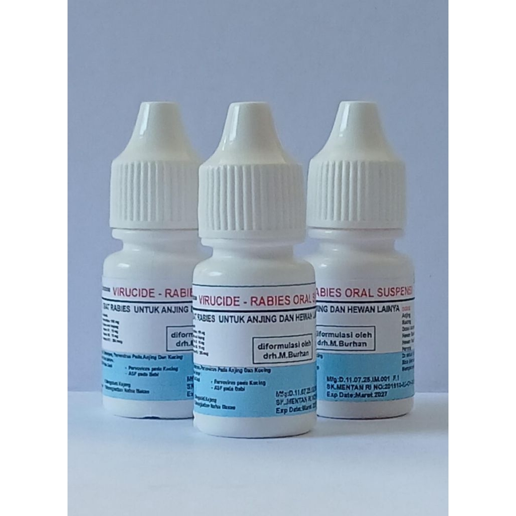 Jual virucide Rabies oral suspensi meyer /obat rabies anjing & hewan ...