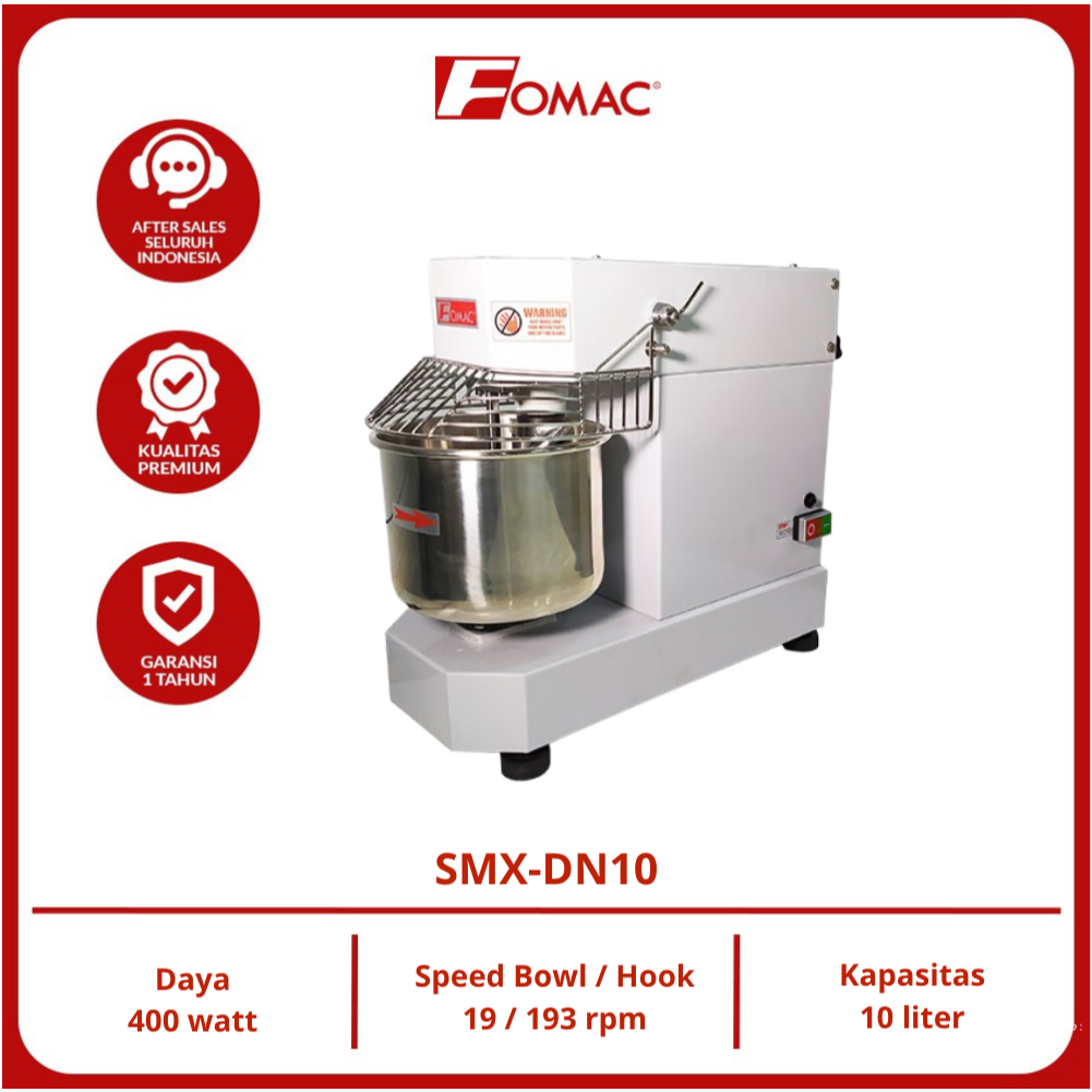 Jual FOMAC SMX-DN10 Spiral Mixer Mesin Pengaduk Adonan Roti Donat 10 ...