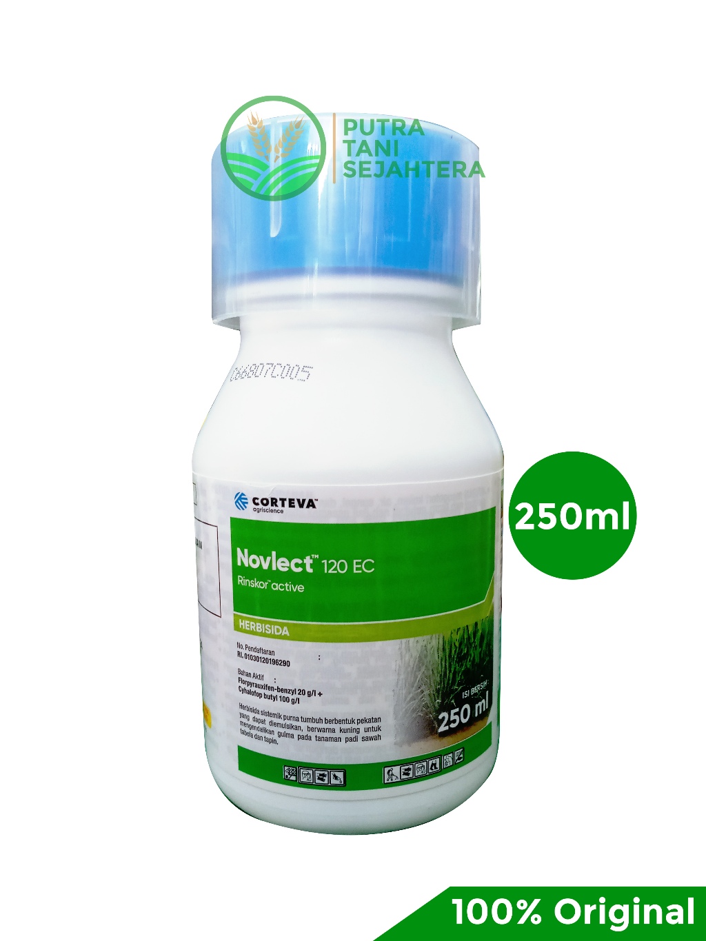 Jual Herbisida Novlect 120EC Isi 250ml Obat Pembasmi Gulma Rumput ...