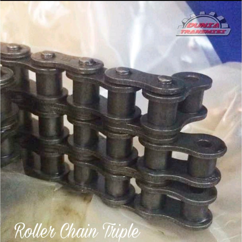 Jual Roller Chain RS 60-3 / Rantai Transmisi RS60 Triple / RS60-3x10FT ...