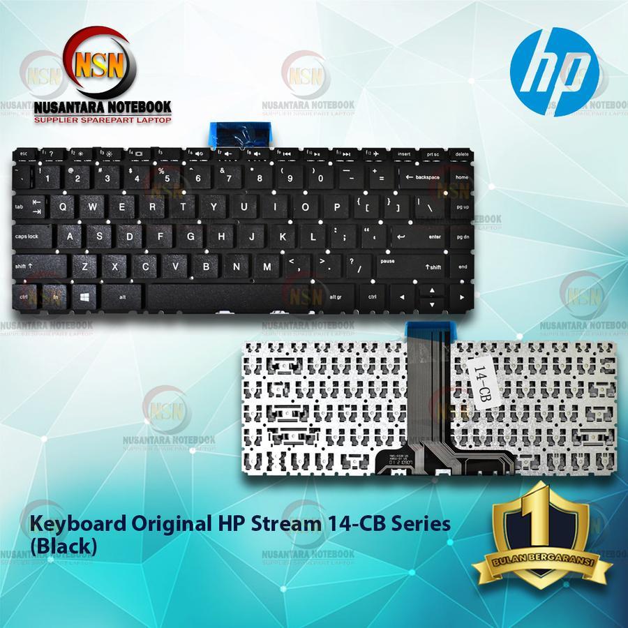 Jual HP Keyboard Original Stream 14-CB Series (Black) | Shopee Indonesia